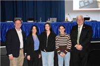 Shoreham-Wading River High School students Ella Frazzetto and Catherine Leonard competed at the New York State Distributive Education Clubs of America competition.  thumbnail265757